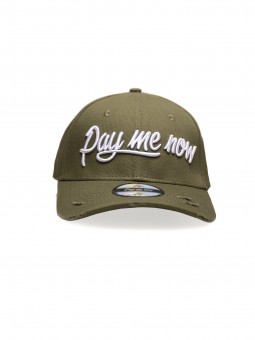 Khaki & White Vintage Cap