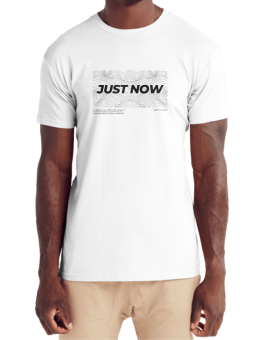 T-shirt Blanc & Noir Just Now