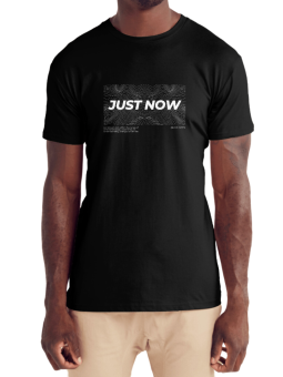 T-shirt Noir & Blanc Just Now